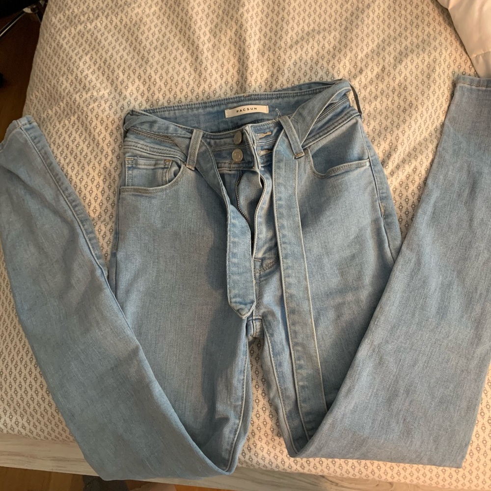 pacsun high rise skinny jeans